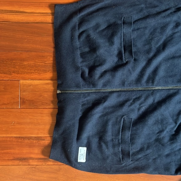 Men’s navy blue full zip size medium NWT - Picture 2 of 5